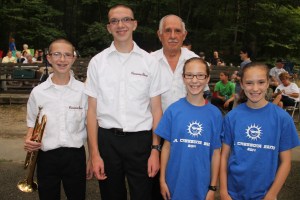 Cressona Band performs, East End Park, Tamaqua, 8-6-2014 (17)