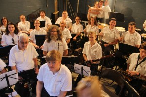 Cressona Band performs, East End Park, Tamaqua, 8-6-2014 (38)