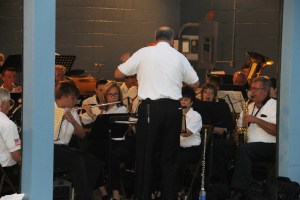 Cressona Band performs, East End Park, Tamaqua, 8-6-2014 (4)