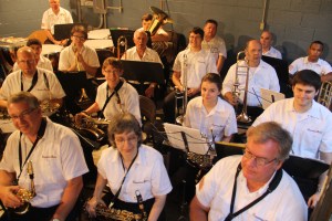 Cressona Band performs, East End Park, Tamaqua, 8-6-2014 (44)