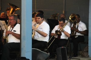 Cressona Band performs, East End Park, Tamaqua, 8-6-2014 (5)