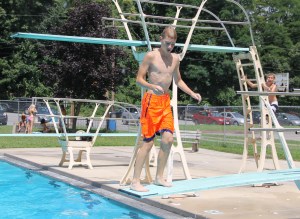 Diving and Sliding, Splash Day, H.D. Buehler Memorial Bungalow Pool, Tamaqua, 8-2-2014 (1)