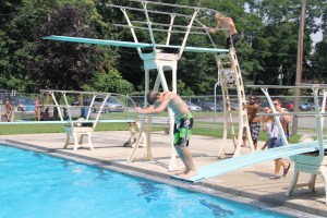 Diving and Sliding, Splash Day, H.D. Buehler Memorial Bungalow Pool, Tamaqua, 8-2-2014 (100)