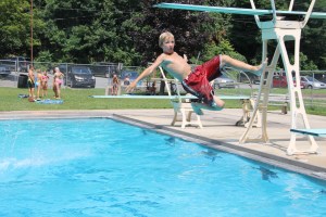 Diving and Sliding, Splash Day, H.D. Buehler Memorial Bungalow Pool, Tamaqua, 8-2-2014 (112)