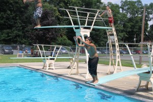 Diving and Sliding, Splash Day, H.D. Buehler Memorial Bungalow Pool, Tamaqua, 8-2-2014 (116)
