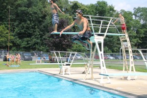 Diving and Sliding, Splash Day, H.D. Buehler Memorial Bungalow Pool, Tamaqua, 8-2-2014 (117)
