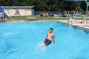 Diving and Sliding, Splash Day, H.D. Buehler Memorial Bungalow Pool, Tamaqua, 8-2-2014 (124)
