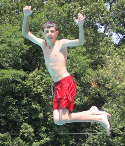 Diving and Sliding, Splash Day, H.D. Buehler Memorial Bungalow Pool, Tamaqua, 8-2-2014 (126)