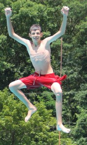 Diving and Sliding, Splash Day, H.D. Buehler Memorial Bungalow Pool, Tamaqua, 8-2-2014 (127)