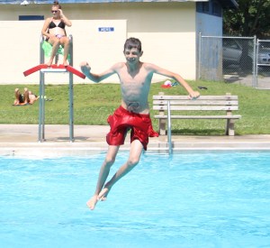 Diving and Sliding, Splash Day, H.D. Buehler Memorial Bungalow Pool, Tamaqua, 8-2-2014 (128)