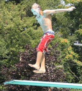Diving and Sliding, Splash Day, H.D. Buehler Memorial Bungalow Pool, Tamaqua, 8-2-2014 (14)
