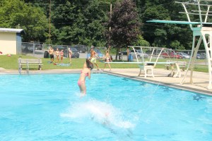 Diving and Sliding, Splash Day, H.D. Buehler Memorial Bungalow Pool, Tamaqua, 8-2-2014 (148)
