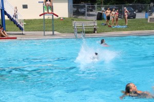 Diving and Sliding, Splash Day, H.D. Buehler Memorial Bungalow Pool, Tamaqua, 8-2-2014 (154)