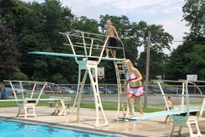 Diving and Sliding, Splash Day, H.D. Buehler Memorial Bungalow Pool, Tamaqua, 8-2-2014 (155)