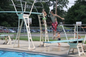 Diving and Sliding, Splash Day, H.D. Buehler Memorial Bungalow Pool, Tamaqua, 8-2-2014 (158)