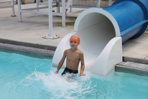 Diving and Sliding, Splash Day, H.D. Buehler Memorial Bungalow Pool, Tamaqua, 8-2-2014 (177)