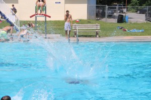 Diving and Sliding, Splash Day, H.D. Buehler Memorial Bungalow Pool, Tamaqua, 8-2-2014 (18)