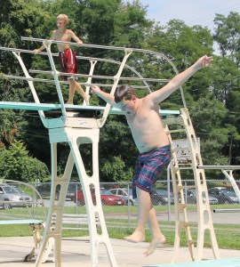 Diving and Sliding, Splash Day, H.D. Buehler Memorial Bungalow Pool, Tamaqua, 8-2-2014 (19)