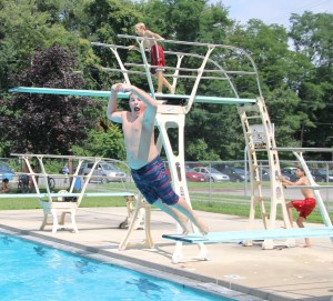 Diving and Sliding, Splash Day, H.D. Buehler Memorial Bungalow Pool, Tamaqua, 8-2-2014 (20)