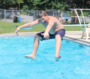 Diving and Sliding, Splash Day, H.D. Buehler Memorial Bungalow Pool, Tamaqua, 8-2-2014 (22)