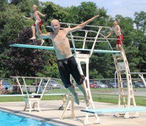 Diving and Sliding, Splash Day, H.D. Buehler Memorial Bungalow Pool, Tamaqua, 8-2-2014 (23)