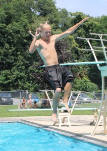 Diving and Sliding, Splash Day, H.D. Buehler Memorial Bungalow Pool, Tamaqua, 8-2-2014 (24)