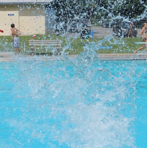 Diving and Sliding, Splash Day, H.D. Buehler Memorial Bungalow Pool, Tamaqua, 8-2-2014 (28)