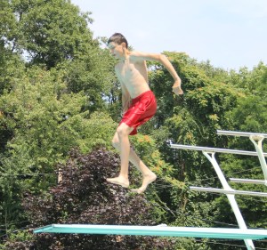 Diving and Sliding, Splash Day, H.D. Buehler Memorial Bungalow Pool, Tamaqua, 8-2-2014 (29)