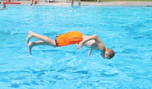 Diving and Sliding, Splash Day, H.D. Buehler Memorial Bungalow Pool, Tamaqua, 8-2-2014 (3)