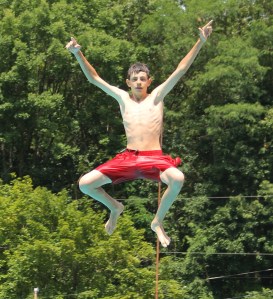 Diving and Sliding, Splash Day, H.D. Buehler Memorial Bungalow Pool, Tamaqua, 8-2-2014 (32)