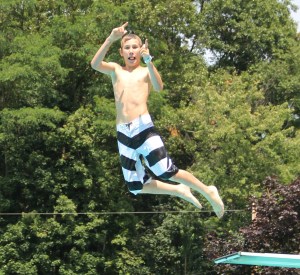 Diving and Sliding, Splash Day, H.D. Buehler Memorial Bungalow Pool, Tamaqua, 8-2-2014 (40)