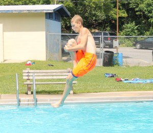 Diving and Sliding, Splash Day, H.D. Buehler Memorial Bungalow Pool, Tamaqua, 8-2-2014 (48)
