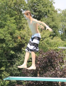 Diving and Sliding, Splash Day, H.D. Buehler Memorial Bungalow Pool, Tamaqua, 8-2-2014 (5)