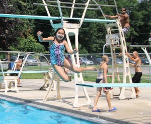 Diving and Sliding, Splash Day, H.D. Buehler Memorial Bungalow Pool, Tamaqua, 8-2-2014 (50)