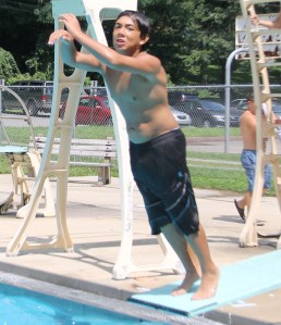 Diving and Sliding, Splash Day, H.D. Buehler Memorial Bungalow Pool, Tamaqua, 8-2-2014 (53)