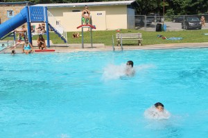 Diving and Sliding, Splash Day, H.D. Buehler Memorial Bungalow Pool, Tamaqua, 8-2-2014 (60)