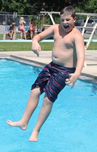 Diving and Sliding, Splash Day, H.D. Buehler Memorial Bungalow Pool, Tamaqua, 8-2-2014 (63)