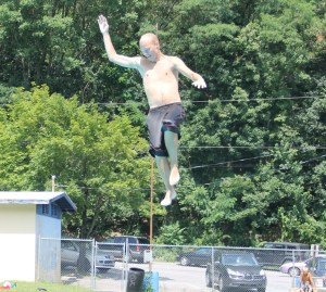 Diving and Sliding, Splash Day, H.D. Buehler Memorial Bungalow Pool, Tamaqua, 8-2-2014 (68)