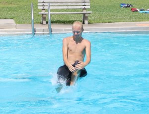 Diving and Sliding, Splash Day, H.D. Buehler Memorial Bungalow Pool, Tamaqua, 8-2-2014 (69)
