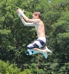 Diving and Sliding, Splash Day, H.D. Buehler Memorial Bungalow Pool, Tamaqua, 8-2-2014 (7)