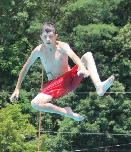 Diving and Sliding, Splash Day, H.D. Buehler Memorial Bungalow Pool, Tamaqua, 8-2-2014 (74)