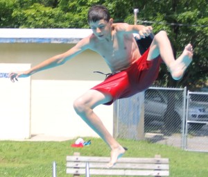 Diving and Sliding, Splash Day, H.D. Buehler Memorial Bungalow Pool, Tamaqua, 8-2-2014 (75)