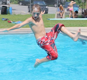 Diving and Sliding, Splash Day, H.D. Buehler Memorial Bungalow Pool, Tamaqua, 8-2-2014 (79)