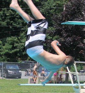 Diving and Sliding, Splash Day, H.D. Buehler Memorial Bungalow Pool, Tamaqua, 8-2-2014 (85)
