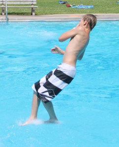 Diving and Sliding, Splash Day, H.D. Buehler Memorial Bungalow Pool, Tamaqua, 8-2-2014 (86)