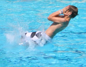 Diving and Sliding, Splash Day, H.D. Buehler Memorial Bungalow Pool, Tamaqua, 8-2-2014 (9)