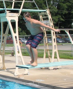 Diving and Sliding, Splash Day, H.D. Buehler Memorial Bungalow Pool, Tamaqua, 8-2-2014 (92)