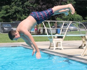 Diving and Sliding, Splash Day, H.D. Buehler Memorial Bungalow Pool, Tamaqua, 8-2-2014 (95)