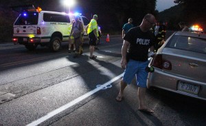 Fatal Motorcycle Accident, Hometown Hill, SR309, Tamaqua, Rush Township, 8-27-2014 (6)