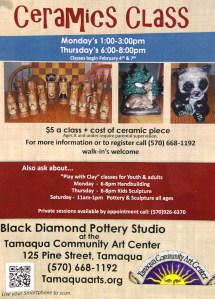 Father and Son Working Together, Craft Class, Community Arts Center, Tamaqua, 8-14-2014 (5)